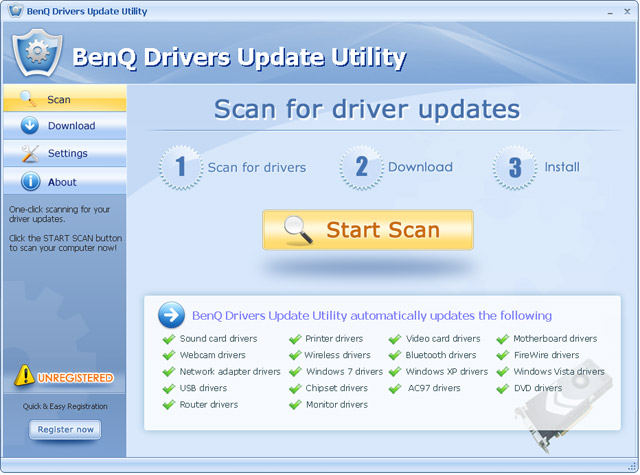 Download and update your BenQ laptop drivers automatically.