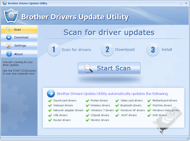 Update your Brother drivers automatically with several clicks.